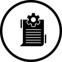 Content Management Vector Icon