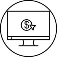 Unique Pay Per Click Vector Icon