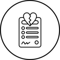 Divorce Vector Icon