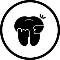 Toothache And Plaque Vector Icon