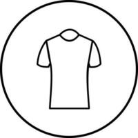 icono de vector de camisa de polo