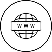 World Wide Web Vector Icon