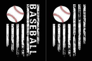 Baseball 4th Of July Design vector