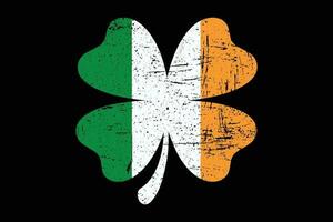 Irish Flag Shamrock St. Patrick's Design vector