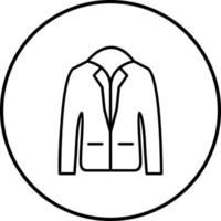 icono de vector de chaqueta elegante