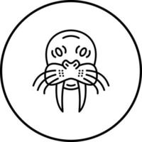 Walrus Vector Icon