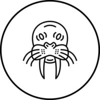 Walrus Vector Icon