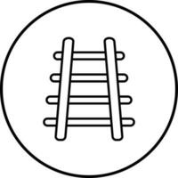 Train Tracks Vector Icon