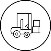 Forklifter Vector Icon