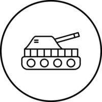 icono de vector de tanque