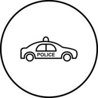 Police Car Vector Icon