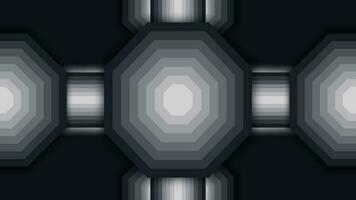 abstract eight sides hexagon background vector
