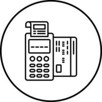 Pos Terminal Vector Icon