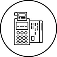 Pos Terminal Vector Icon