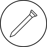 Nail Vector Icon