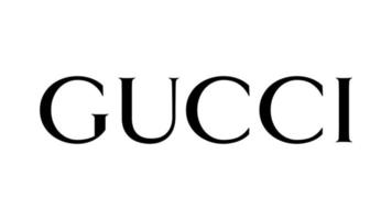 gucci logo - gucci icono en blanco antecedentes vector