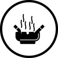 Ashtray Vector Icon