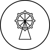 Ferris Wheel Vector Icon