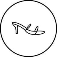 Stylish Sandals Vector Icon