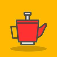 Teapot Vector Icon Design