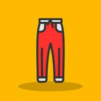 diseño de icono de vector de pantalones de negocios