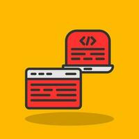 Frontend Development Vector Icon Design