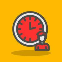 Working Hours Vector Icon Design