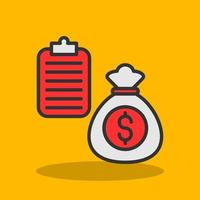 Project Budget Vector Icon Design