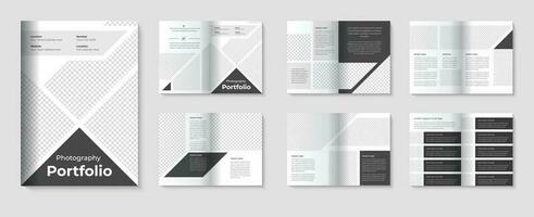 Multipurpose portfolio brochure template with architecture interior portfolio cover design pro download vector