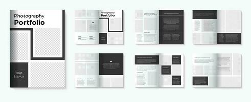 Portfolio design with booklet template for multipurpose business pro download vector