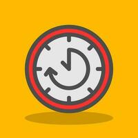 Time Loop Vector Icon Design