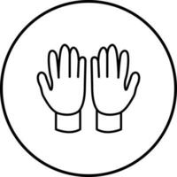 Gardening Gloves Vector Icon