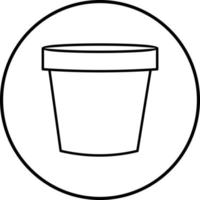 Plant Pot Vector Icon