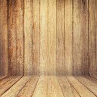 Wood texture background. old wood wall and floor perspective for background. photo