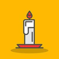 Candle Vector Icon Design