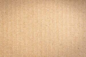 Close up brown cardboard paper box texture and background. photo