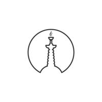 hookah icon vector