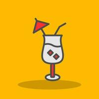 diseño de icono de vector de piña colada