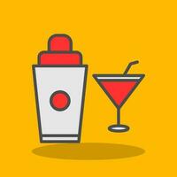 Cocktail Shaker Vector Icon Design