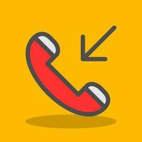 Incoming Call Vector Icon Design