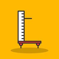 Height Check Vector Icon Design