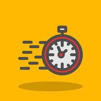 Fast Time Vector Icon Design