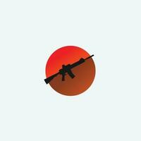 gun icon vector