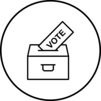 Casting Vote Vector Icon