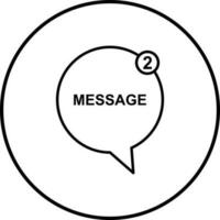 Message Bubbles Vector Icon