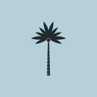 palm summer icon logo vector