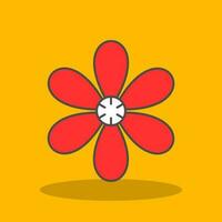 Mint Marigold Vector Icon Design