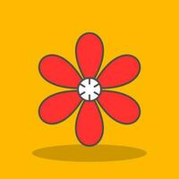 Mint Marigold Vector Icon Design