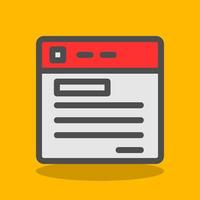Website Ux Vector Icon Design