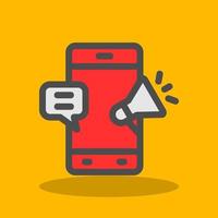 Sms Marketing Vector Icon Design